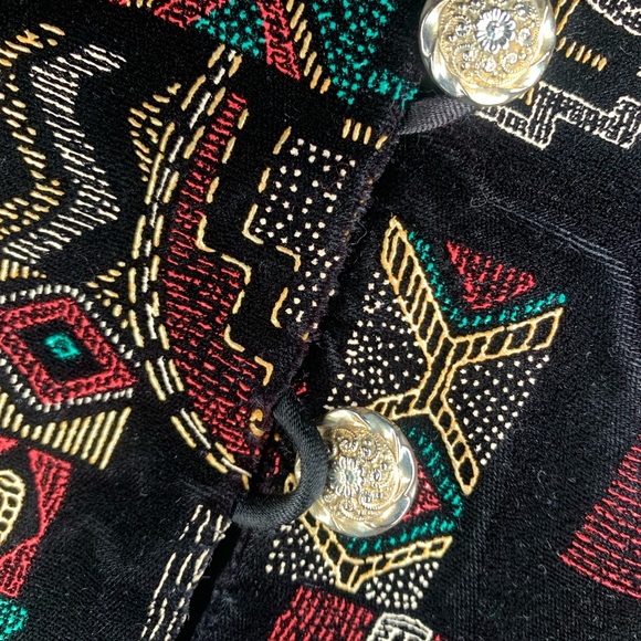 Vintage Tapestry Embroidered Avant Garde Blazer Jacket - Picture 10 of 13